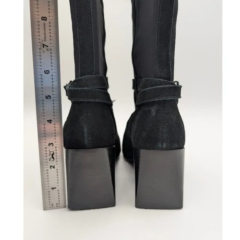 Blondo Twyla Waterproof Knee High Boots Women's Black Size US7M EU38